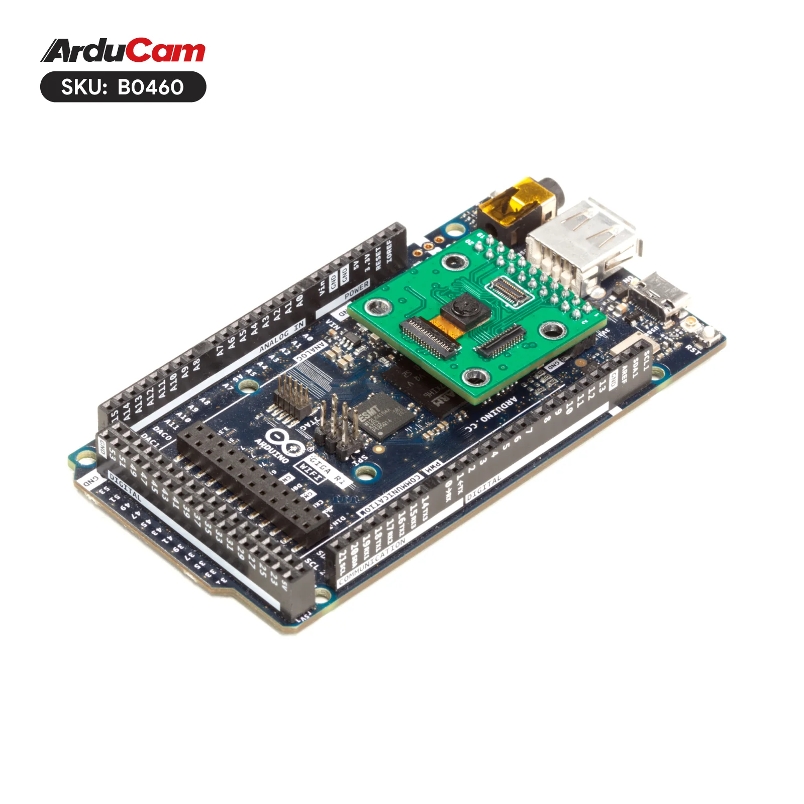 HM01B0 QVGA Monochrome DVP Camera Module for Arduino GIGA R1 WiFi Board - Image 6